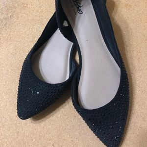 Mossimo Supply Co. Black Studded Flats
